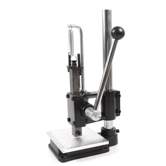 Leather Stamp Punching Tool Leather Craft Imprinting Machine DIY Embossing Press Tool