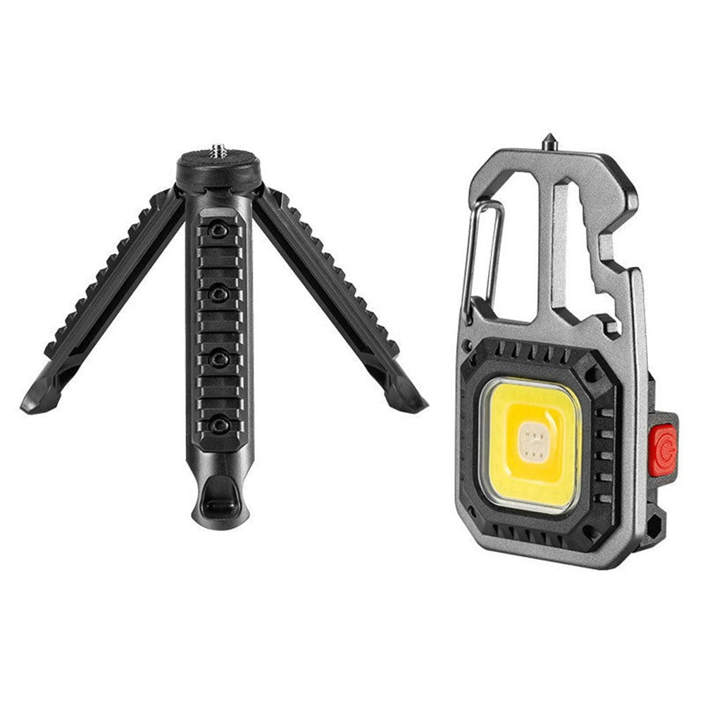 Mini Led Flashlight Portable Work Light Pocket Keychains Torch Usb