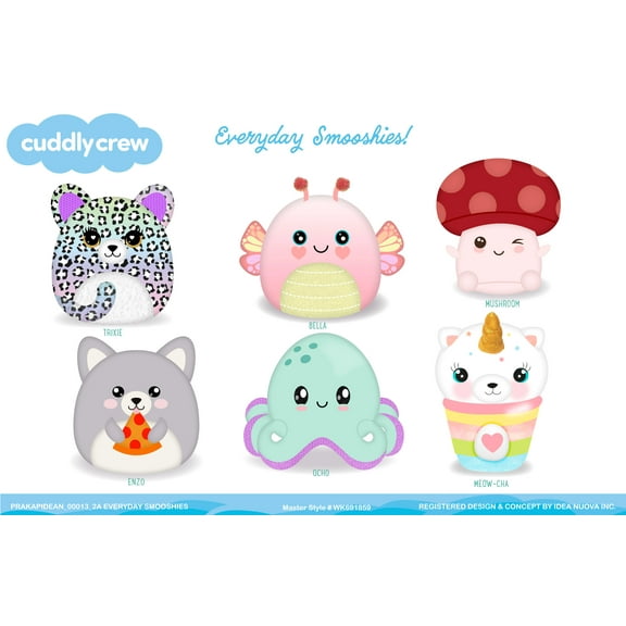 Mini Leopard Smooshie Plush 7"