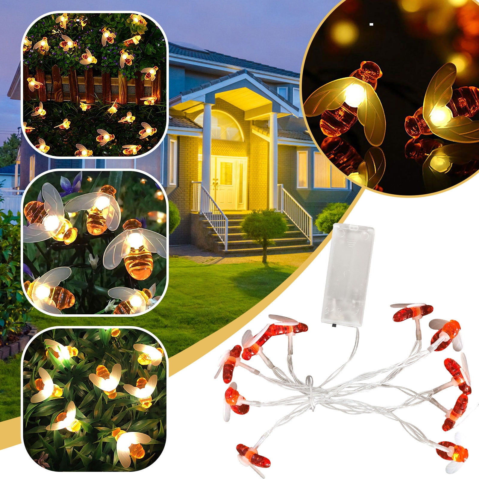 Mini Lights Plug in Warm String Light Plug Replacement String Lights