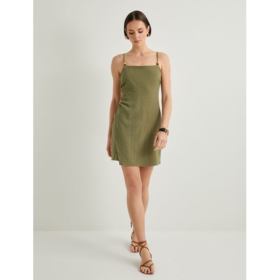 Mini Linen Mix Dress
