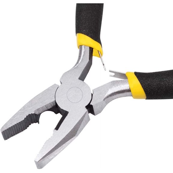 Mini Linesman Pliers 5 Inch Combination Pliers Wire Cutters Spring Loaded Lineman's Pliers Electrical Cutting Pliers Screw Removal Pliers Jewellery Making Tool