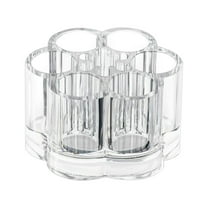 Mini Lipstick Organizer Transparent Makeup Holder Cosmetic Storage Display Rack For 6 Lipsticks