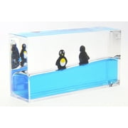 Mini Liquid Penguin Paperweight Paper Weight
