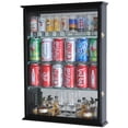 thumbnail image 1 of Mini Liquor Bottle/ Soda Can w/Mirror Backed Display Case Cabinet, 1 of 6