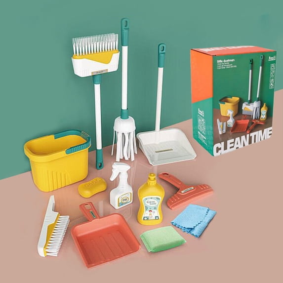 Mini Little Broom and Dustpan, Small Dustpan and Brush Set, Dustpan and Broom Set for Cleaning Tables, Sofas, Cars, Keyboards, Kitchen Countertops
