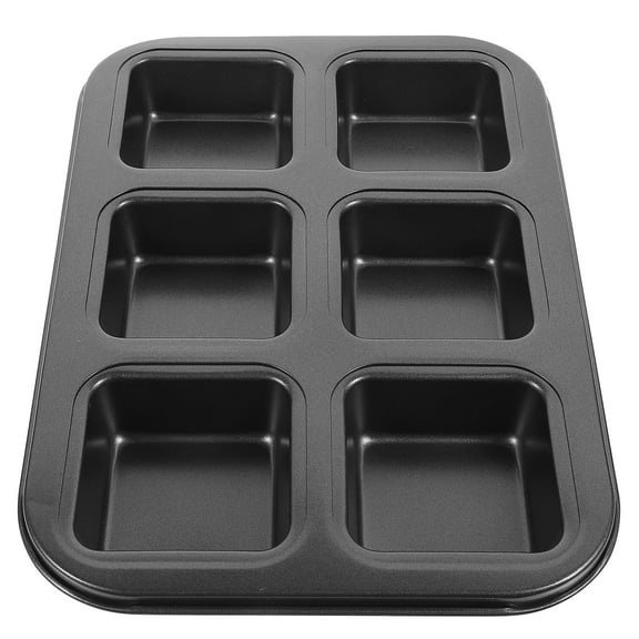 Mini Loaf Baking Pans Set - Nonstick Square Cake Bread Muffin Mold for Kitchen, Multi-Function Bakeware