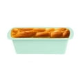 thumbnail image 1 of Mini Loaf Pan Non-Stick Rectangular Baking Tray | Flexible Silicone Mold | BPA-Free | Easy Release | Heat Resistant -40°F to 446°F | For Bread Meatloaf Brownies Cakes | 7.7 x 3.7 x 2.2 in | 1 Pack, 1 of 2