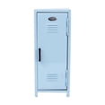thumbnail image 1 of Mini Locker,Metal Small Locker for Desktop, Blue| Desktop Organizer Box For Makeup Office Supplies Small Items, 10.8 x 4.5 x 4.5 inch, 1 of 5
