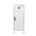 thumbnail image 1 of Mini Locker,Metal Small Locker for Desktop, White| Desktop Organizer Box For Makeup Office Supplies Small Items, 10.8 x 4.5 x 4.5 inch, 1 of 4
