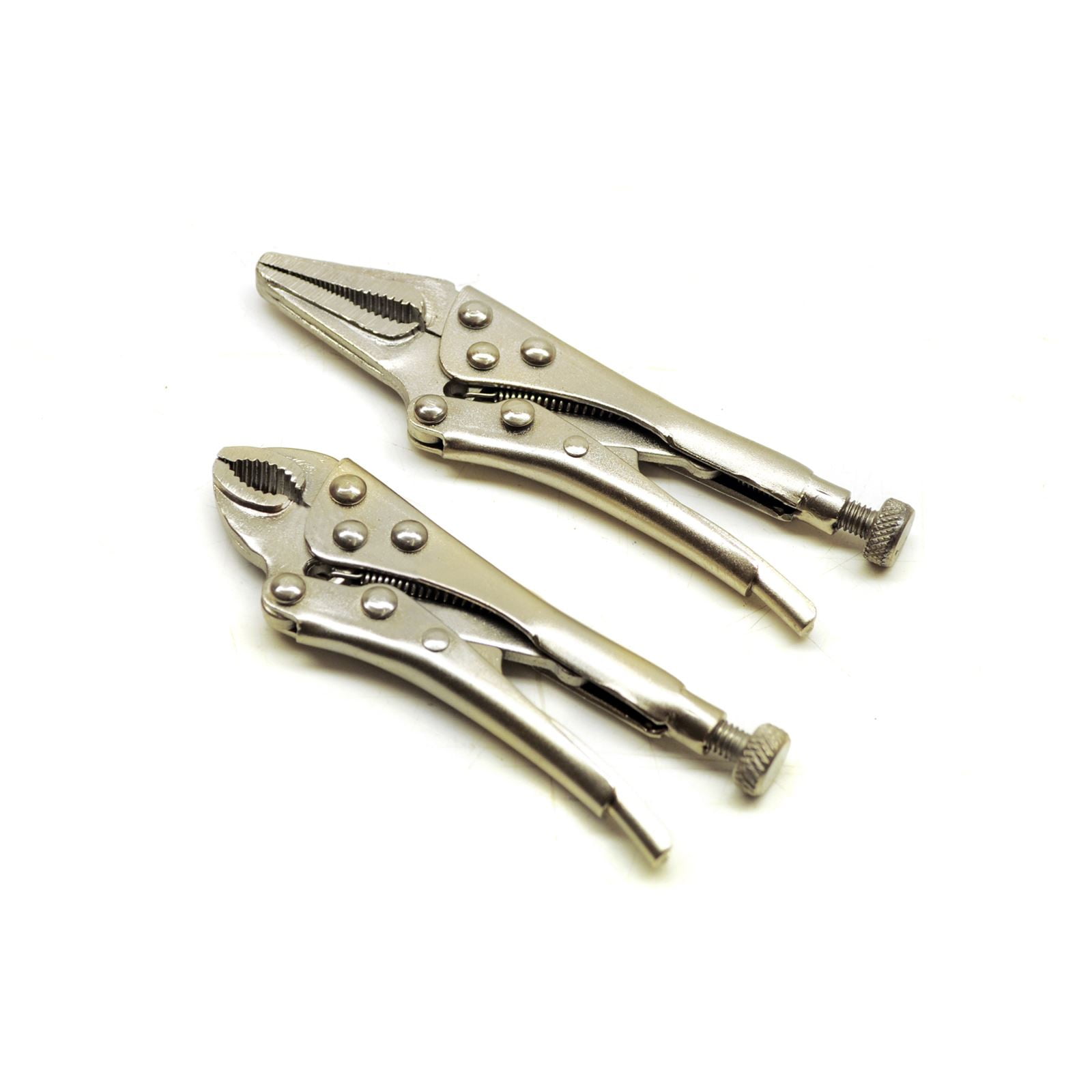 Mini Locking Pliers Mole Welding Grips Clamp Clasp Holder 2pc TE227