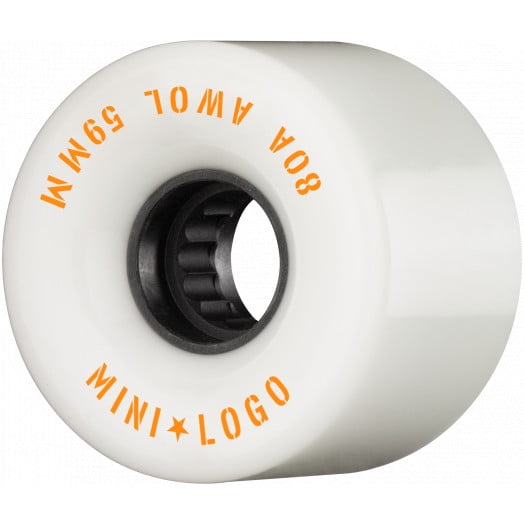 Mini Logo ATF A.W.O.L. Skateboard Wheels 80a 55mm White