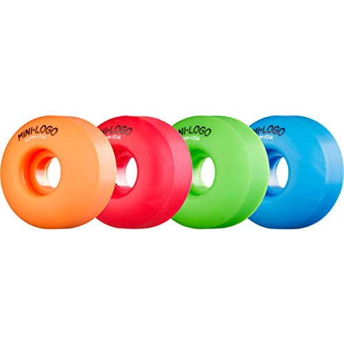 Mini Logo C-Cut Assorted Skateboard Wheels 101a 53mm Green/Red/Blue/Orange