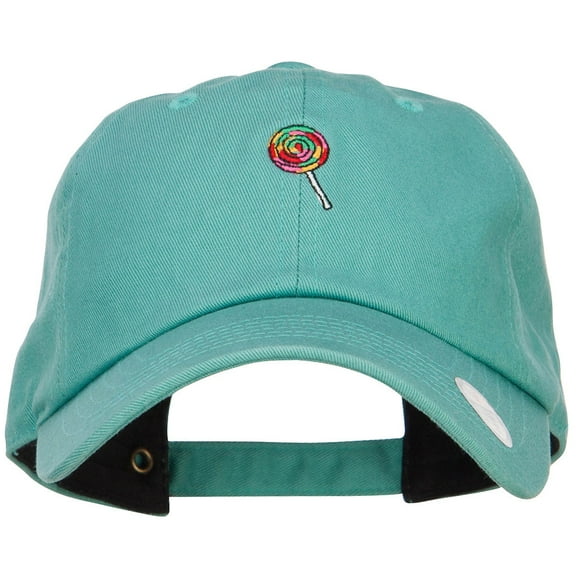Mini Lollipop Embroidered Unstructured Cap - Mint OSFM
