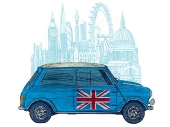 Mini London Canvas Art - Barry Goodman (18 x 24)