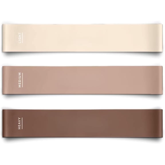 Mini Loop Bands for Exercise - Durable Latex - Small Resistance Bands for Women, Booty Bands for Working Out, Stretch Loops for Physical , Pilates Exercise Mini Bands Set