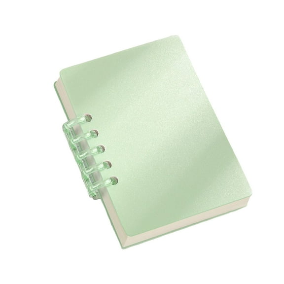 Mini Loose-Leaf Notebook, Silod Color A7 120-Page Pocket Memo Book Portable Notepad Todo List for On-the-Go Notes