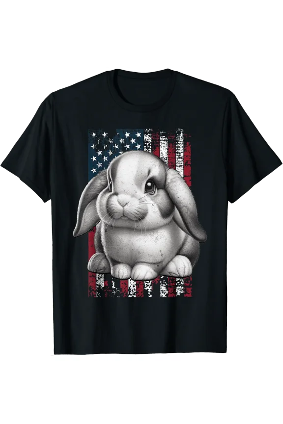 Mini Lop Rabbit Graphic T-Shirt