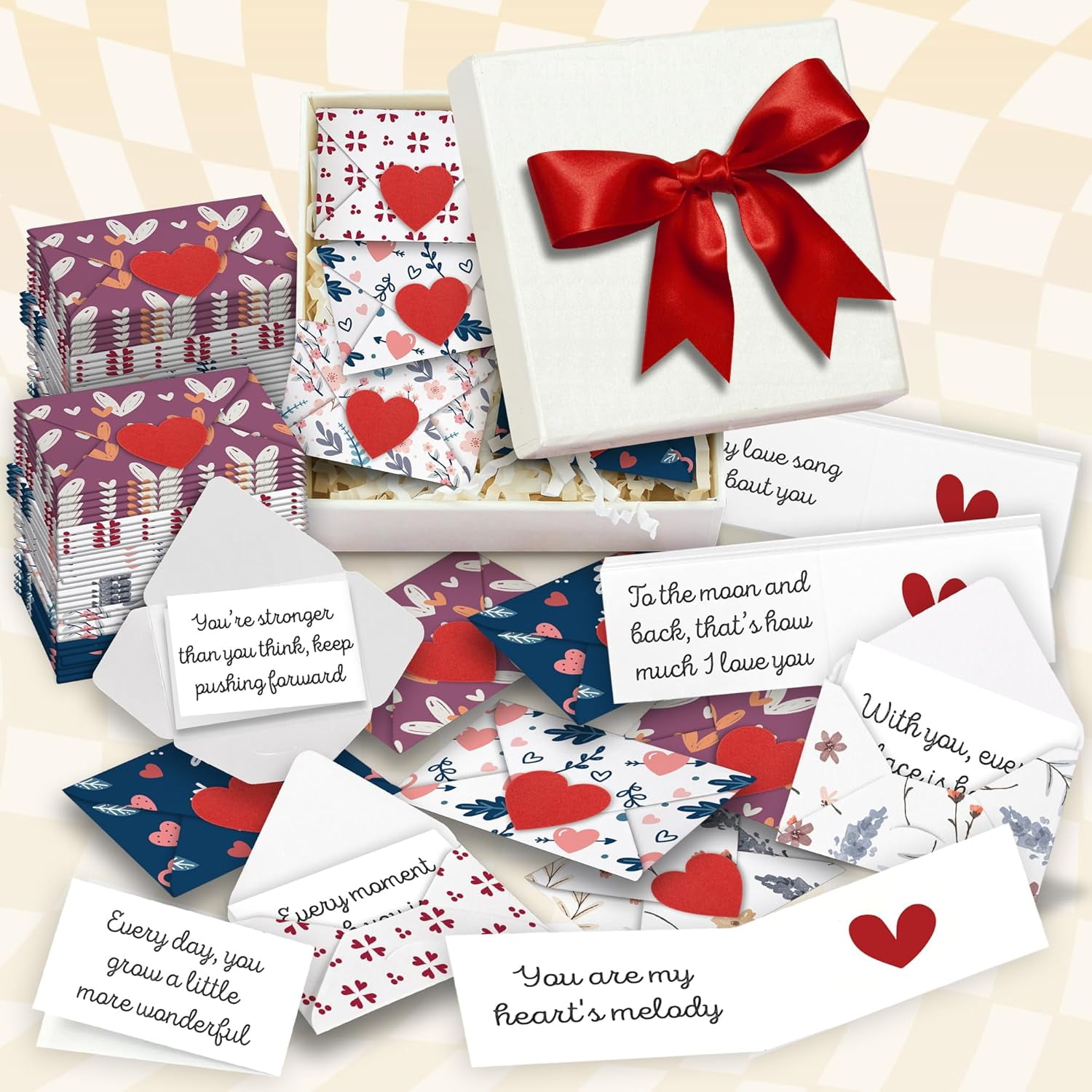 Mini Love Notes For Him Her - Cute Couple Gifts For Him Boyfriend Long ...