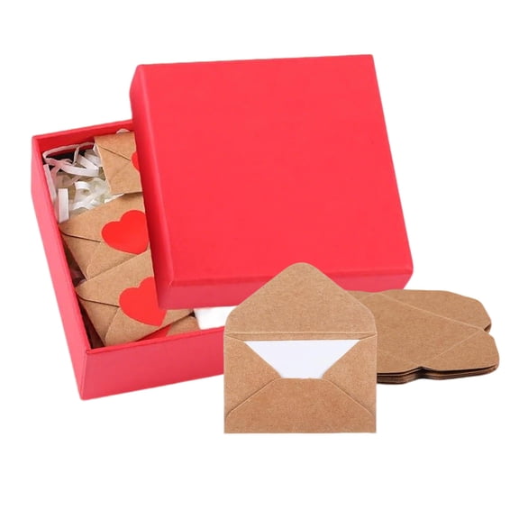 Mini Love Notes with Envelope Valentines Day Gift Card Holder for Long-Distance Relationship