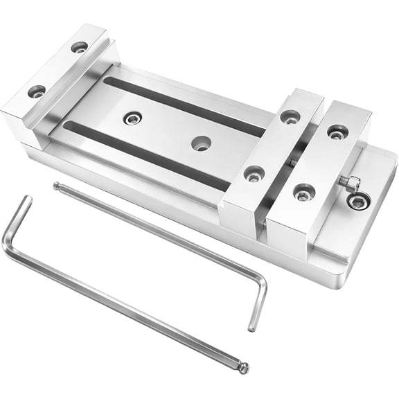 Mini Low Profile Bench Vise Work Table Workholding Clamp Compatible with Masuter 3, Masuter Pro, 3S, XE-PRO, WM-3020 Vasto CNC Router Machine