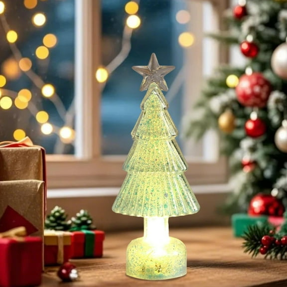 Mini Luminous Christmas Tree Artificial Mini Christmas Tree Night Light Mini Christmas Tree Ambient Light For Christmas Home Office Desktop Decoration