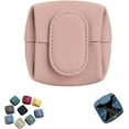thumbnail image 1 of Mini Lychees Coin Purse, Solid Color Coin Purse with Zipper and Key Buckle, Casual Leather Storage Bag for Daily Use (blue), 1 of 8