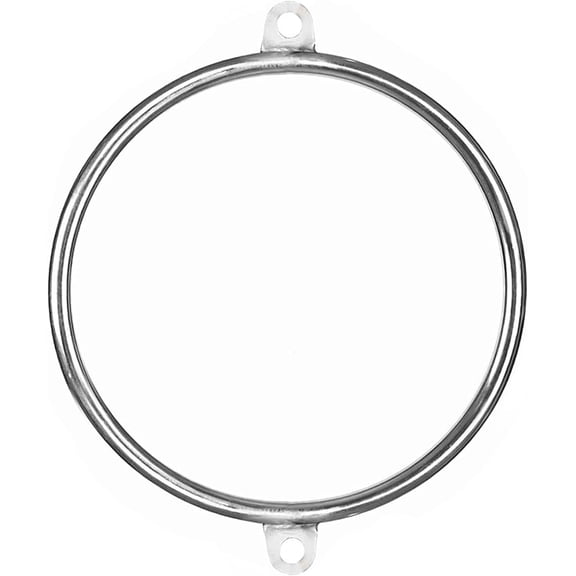 Mini Lyra Hoop Set, 17 Inch Small Aerial Hoop Kit, Circus Aerial Equipment, Stainless Steel Aerial Yoga Hoop for Home Fitness