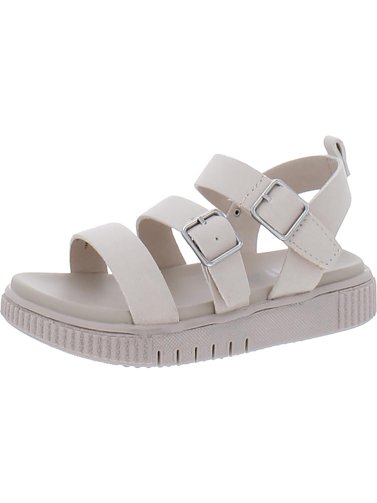 Mini MIA Girls Lil Edenn Little Kid Faux Leather Strappy Sandals
