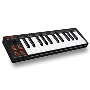 Midi Keyboard 25 Key, Portable Midi Keyboard Controller with Joystick, Midi Arranger Keyboard for Music Production, Mobile Studios,Performance