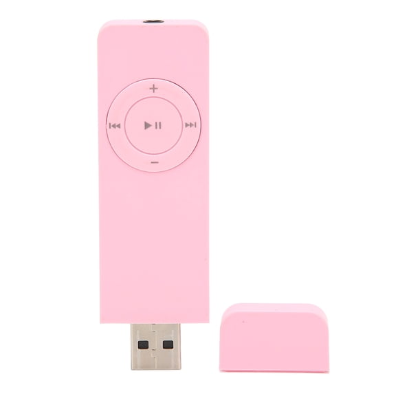 Mini MP3 Player, 64GB Support Lossless Sound Music Player for Students Running and Travel, Pink