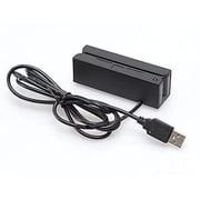 Mini MSR100 Swipe Magnetic Credit Card Reader 3 Tracks Hi/Lo Data Collector, USB Msr Stripe Card Reader for Point of Sale POS, Access Control, ID Verify