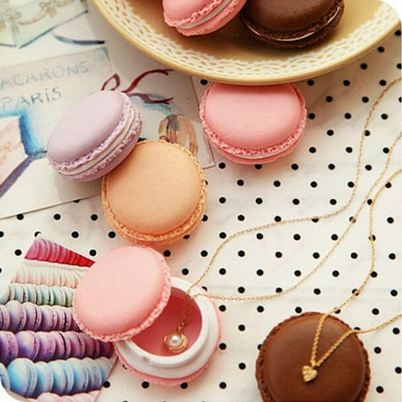 Mini Macaron Storage Case Small Plastic Organizer Box for Earbuds SD Cards Pills