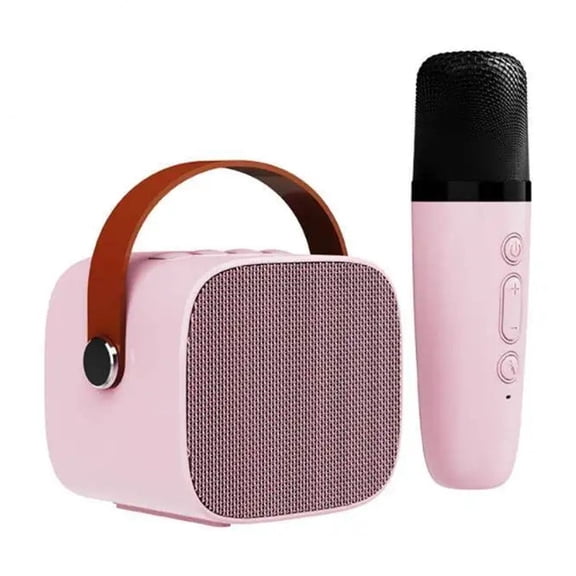 Mini Machine For Kids And Adults Portable Speaker With 1-2 Wireless Microphone For Home KTV Birthday Party Holiday Gifts ,High Sound