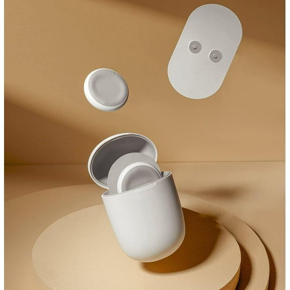 Mini Magic Electric Massage Stickers Full Body Pulse Massager with Charging Case for Cervical Spine, Muscle Relaxation