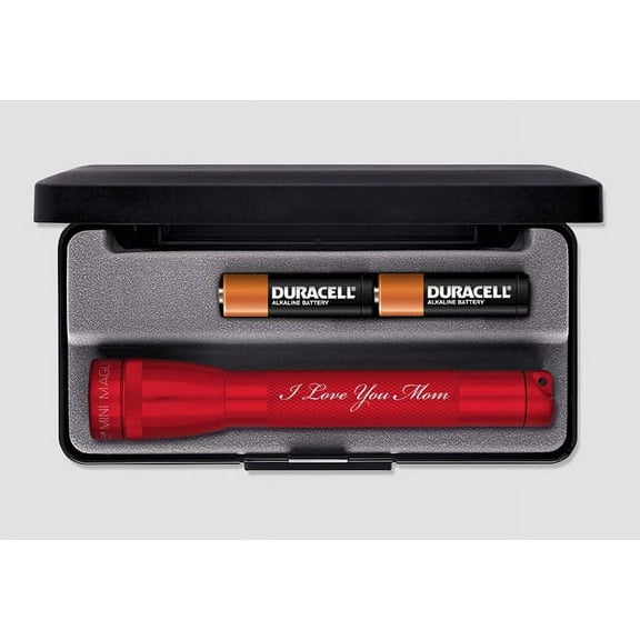 Mini Maglite Flashlight I Love You Mom V1 - Xenon