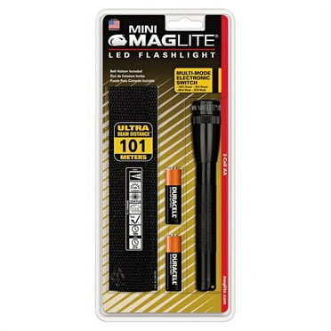 Mini Maglite® LED Flashlight, 2 AA, 97 Lumens, Black