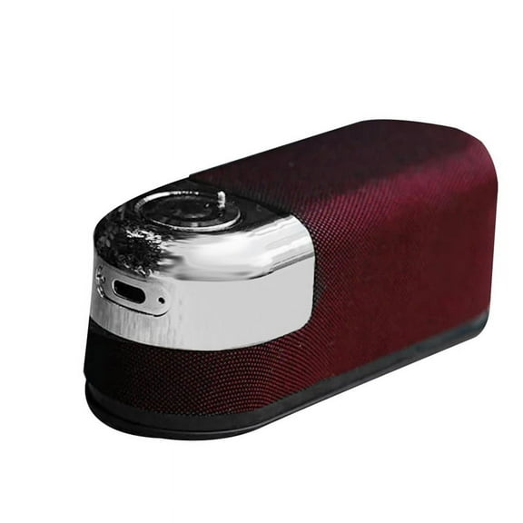 Mini Magnetic Bluetooth Speaker Portable Subwoofer Wireless Music Player NFC Induction Phone Holder Red