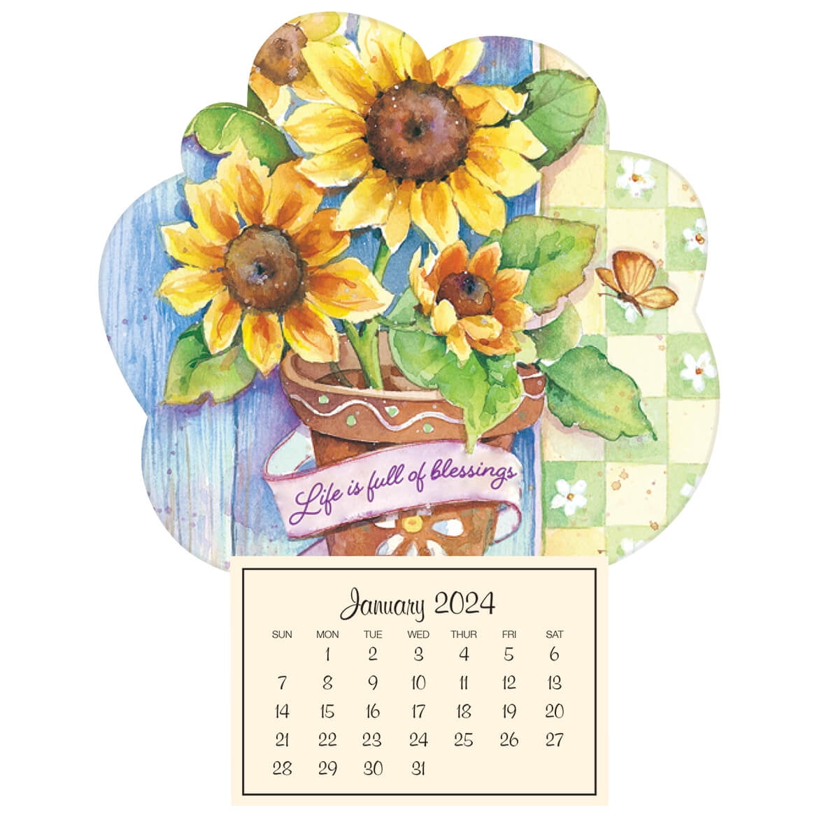 4 x 6 - Calendar Magnets - 17pt With UV Coating (IN STOCK) - M311-4X6 -  IdeaStage Promotional Products