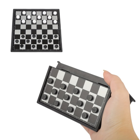 Mini Magnetic Chess Board Games, Small Portable Folding Chess Travel Set - 5'' Magnetic Chess, Classic Backgammon Sets And Checkers, Mini Party Travel Family Game