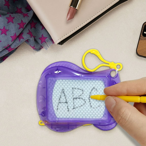 Mini Magnetic Drawing Board For Kids, Small Magnetic Doodle Board Set Backpack Keychain Clip Drawing Board,Reusable Bulk Doodle Board For Party Favors, Prizes Back School Gifts For Students