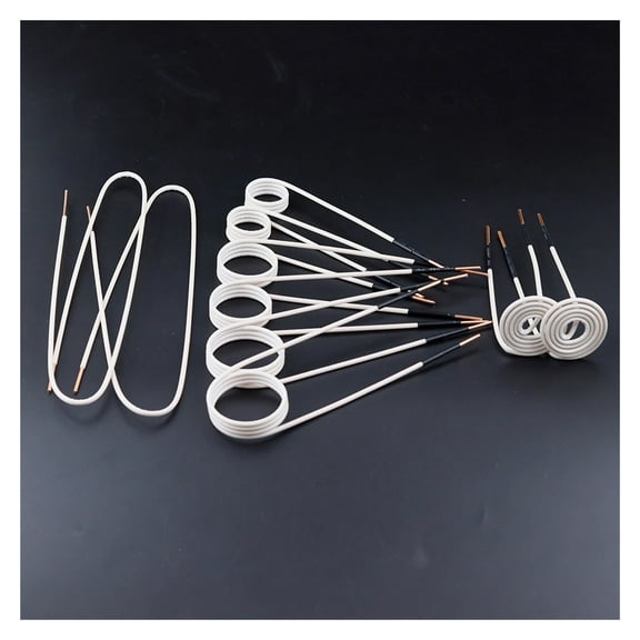 Mini Magnetic Heater DIY Induction Coils Induction Coil Ductor Magnetic Induction Heater Kit Flameless Heat Accessories 10Pcs ,Flameless Heating