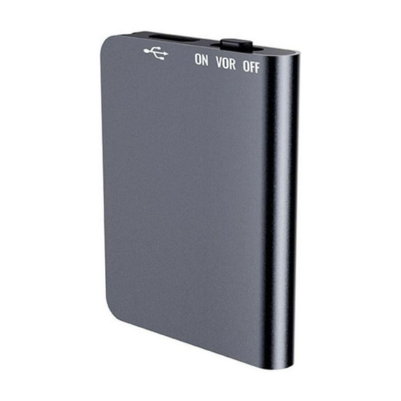 Mini Magnetic Voice Recorder with Playback, Portable HD Noise Reduction Digital Audio Recorder for Lectures, Meetings, Smart Voice Activated Recording