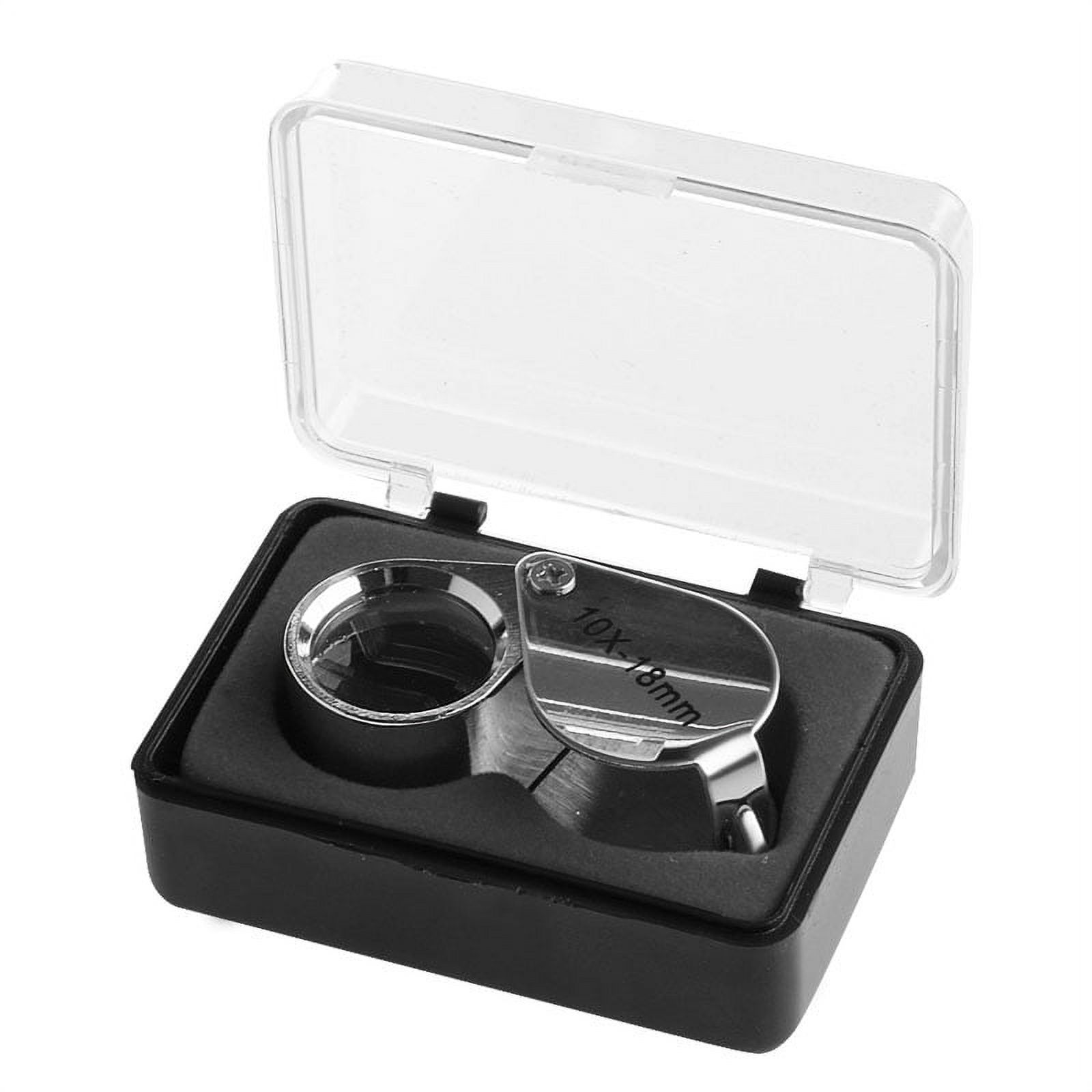 Mini Magnifying Glass 10X / 20X Pocket Magnifier Reading Magnifying Glass Portable Pocket