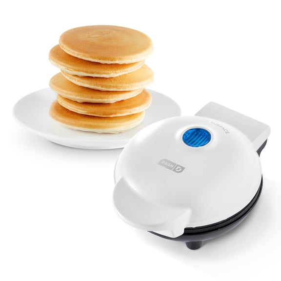 Mini Maker Griddle - Compact Griddle for Creative Homemade Treats - Nonstick Surface, Quick Heat-Up System & Space-Saving Design - Aqua
