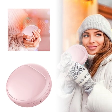 Mini Makeup Hand Warmer - USB Rechargeable Portable Power Bank - 4 in 1 -Function Heating & Warming