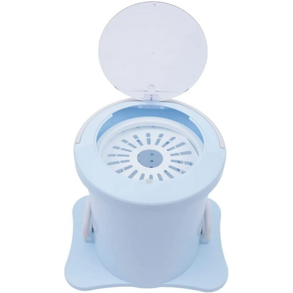 Mini Manual Clothes Dryer, Foot Powered Washing Machine, Manual Draw Cord Spin Dryer, Compact Washer Dehydrator for Home, Dorm, Apartment, RV, Travel, Outdoor Use