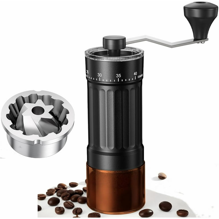 Portable Manual Coffee Grinder with CNC Stainless Steel  display picture 3