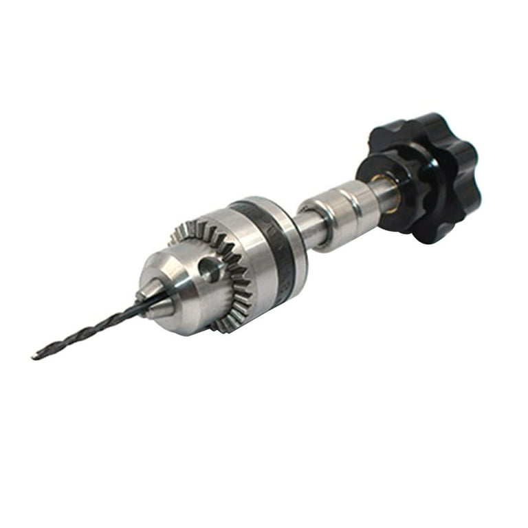 Mini Manual Hand Drill Precision Hand Drill Jade Jewelers Woodworking Drilling Tool with 0.8 3.0mm Drill Bits for Wood Crafts Hobby Projects
