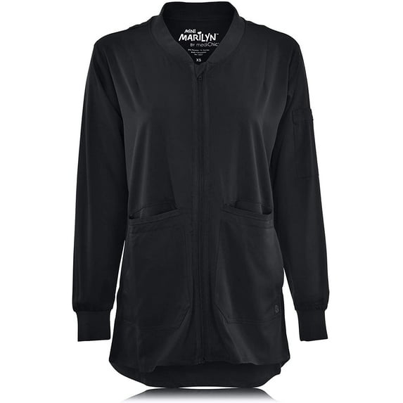 Mini Marilyn 4-Way Stretch 7 Pocket Bomber Scrub Jacket